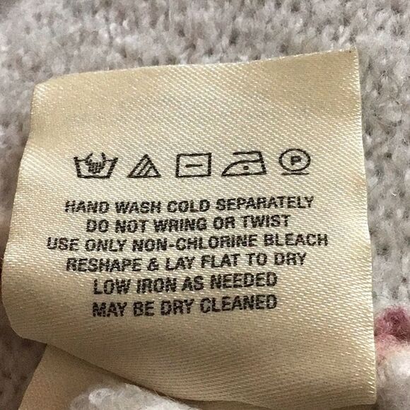 Anthropologie Akemi + Kin Laurel Canyon Cream Pink Wool Alpaca Knit Cardigan - Picture 16 of 16